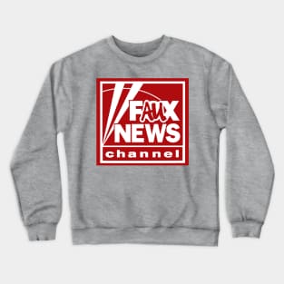 Faux News Logo Crewneck Sweatshirt